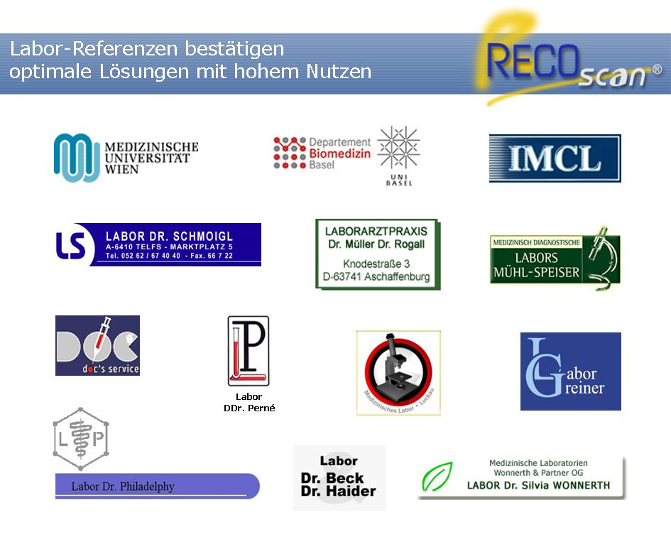 RECOscan Referenzen